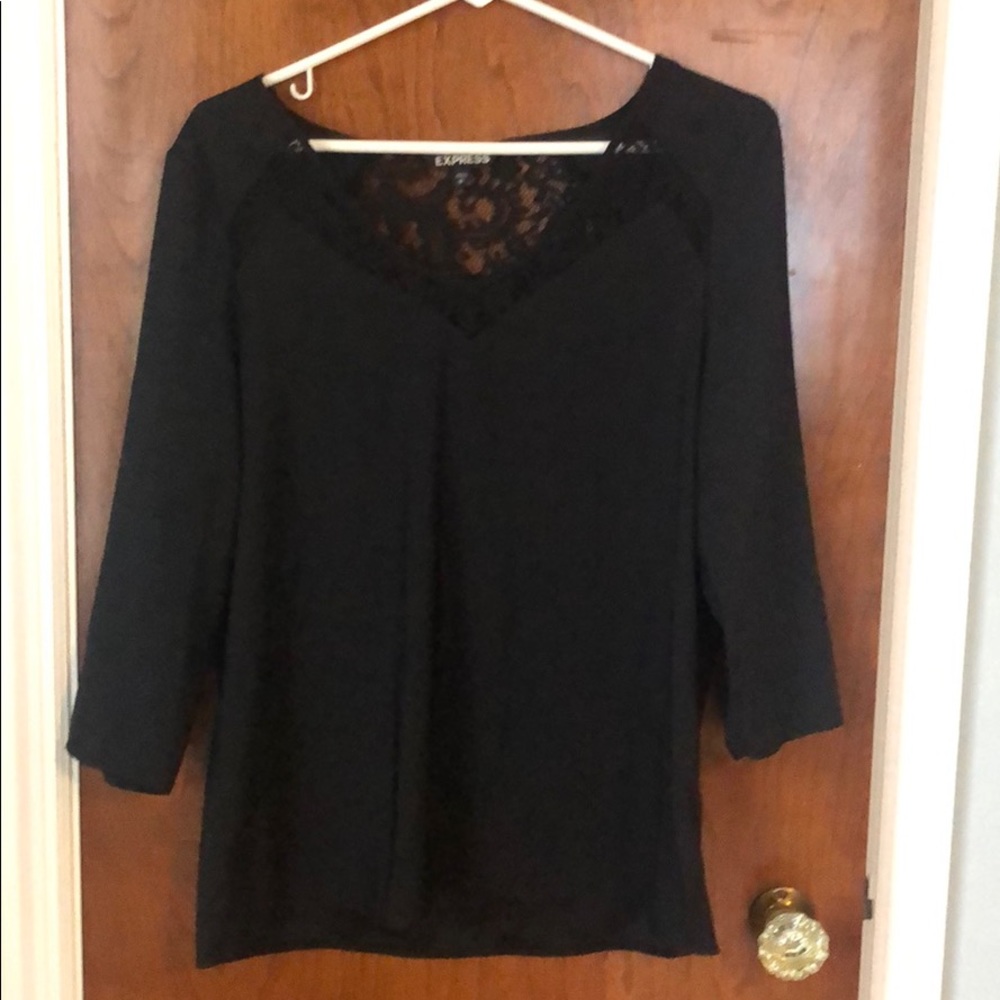 Black express shirt